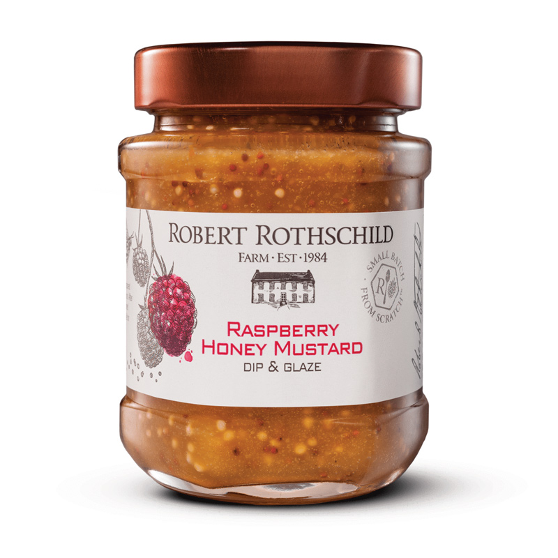 Raspberry Honey Mustard Dip Glaze